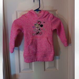 Disney Jr 4t Pink Minnie pullover hoodie